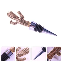 1pc alloy cactus stoppers practical decorative plug stopper for bar