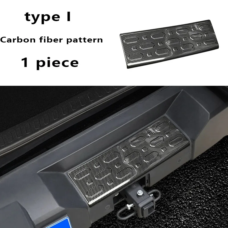 Для GWM Tank 300 Great Wall 2022-2024 аксессуары из нержавеющей стали, черная накладка, защитная пластина заднего багажника автомобиля, защита от ударов/пыли, крышка порога