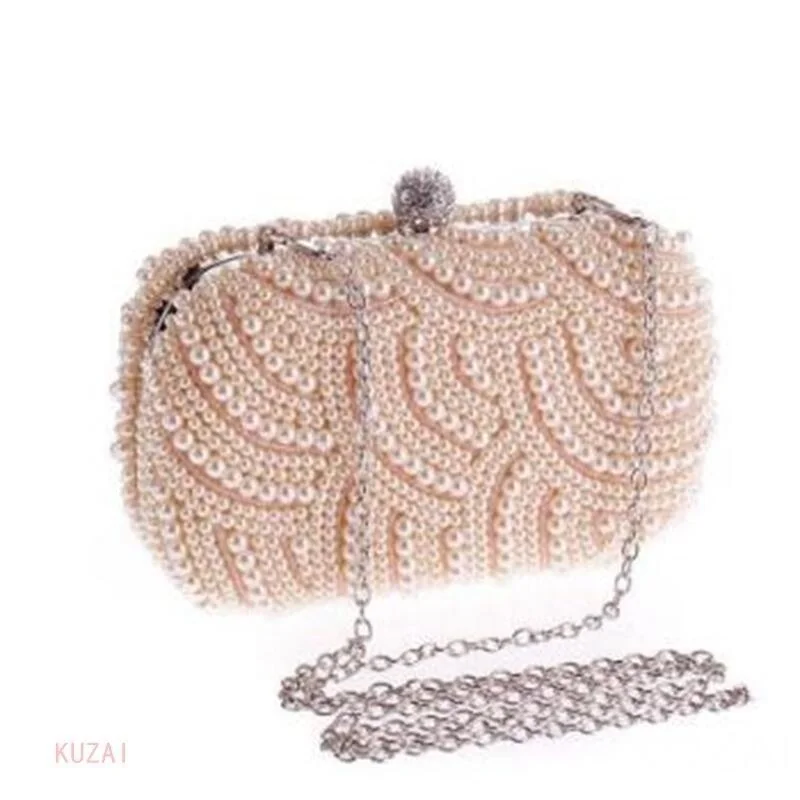 

Pearl Evening bag for Women handbag Bride party bag Women Wallet Chain Clutch Bags Day clutches Lady wedding bag vintage purse