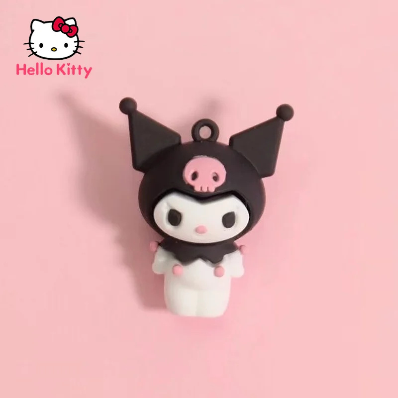 

Брелок для ключей Hello Kitty Kuromi Кукла виниловая мультяшная кукла кулон украшения для девочек украшения сумки аксессуары праздничные подарки