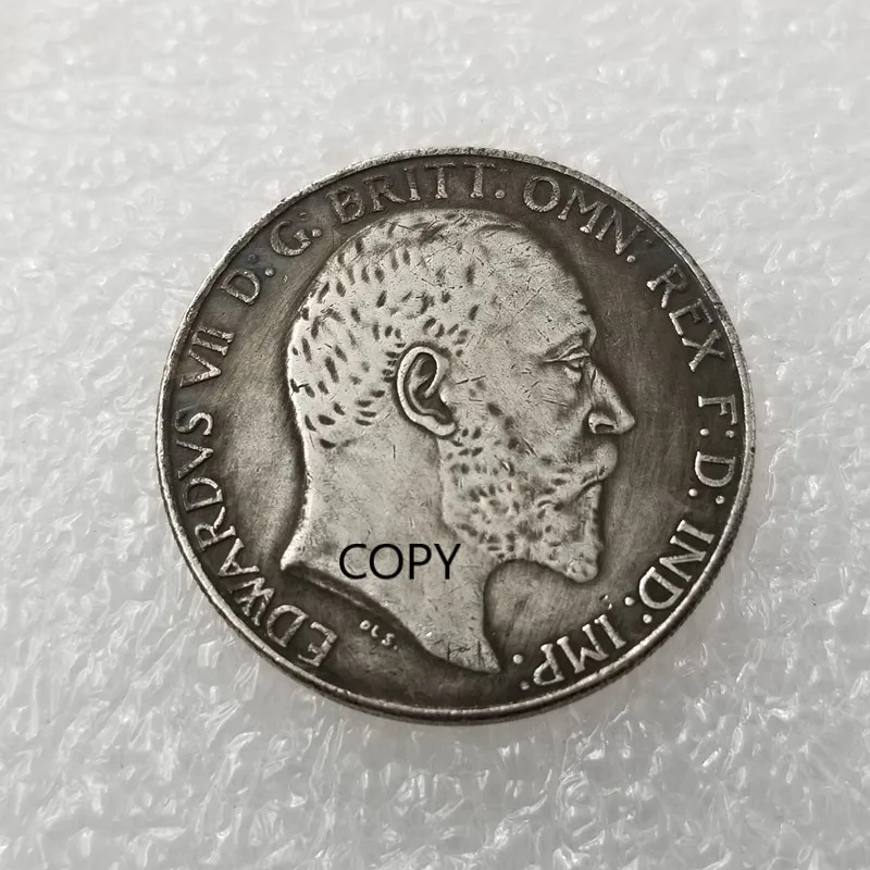 

British 1905 Commemorative Collector Coin Gift Lucky Challenge Coin COPY COIN