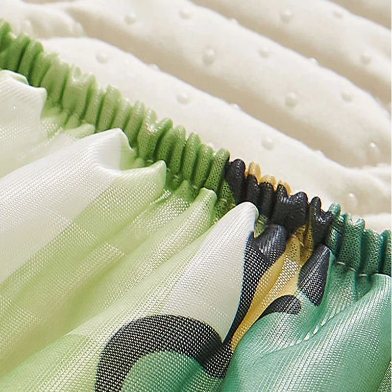 Латексная натяжная простыня WOSTAR из ледяного шелка коврик для сна с принтом