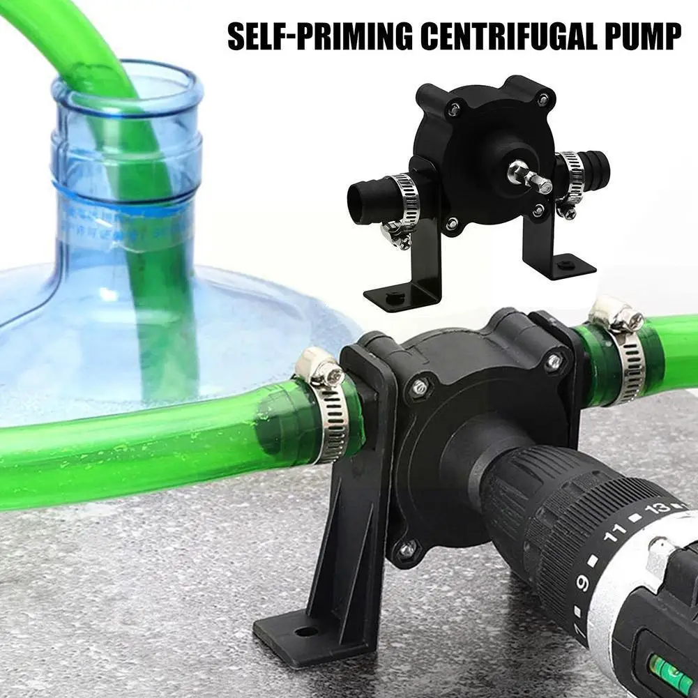 

Portable Electric Drill Pump Self Priming Transfer Hand Pumps Heavy Oil Shank Fluid Pump Self-Priming Duty Round Portable W R7C4