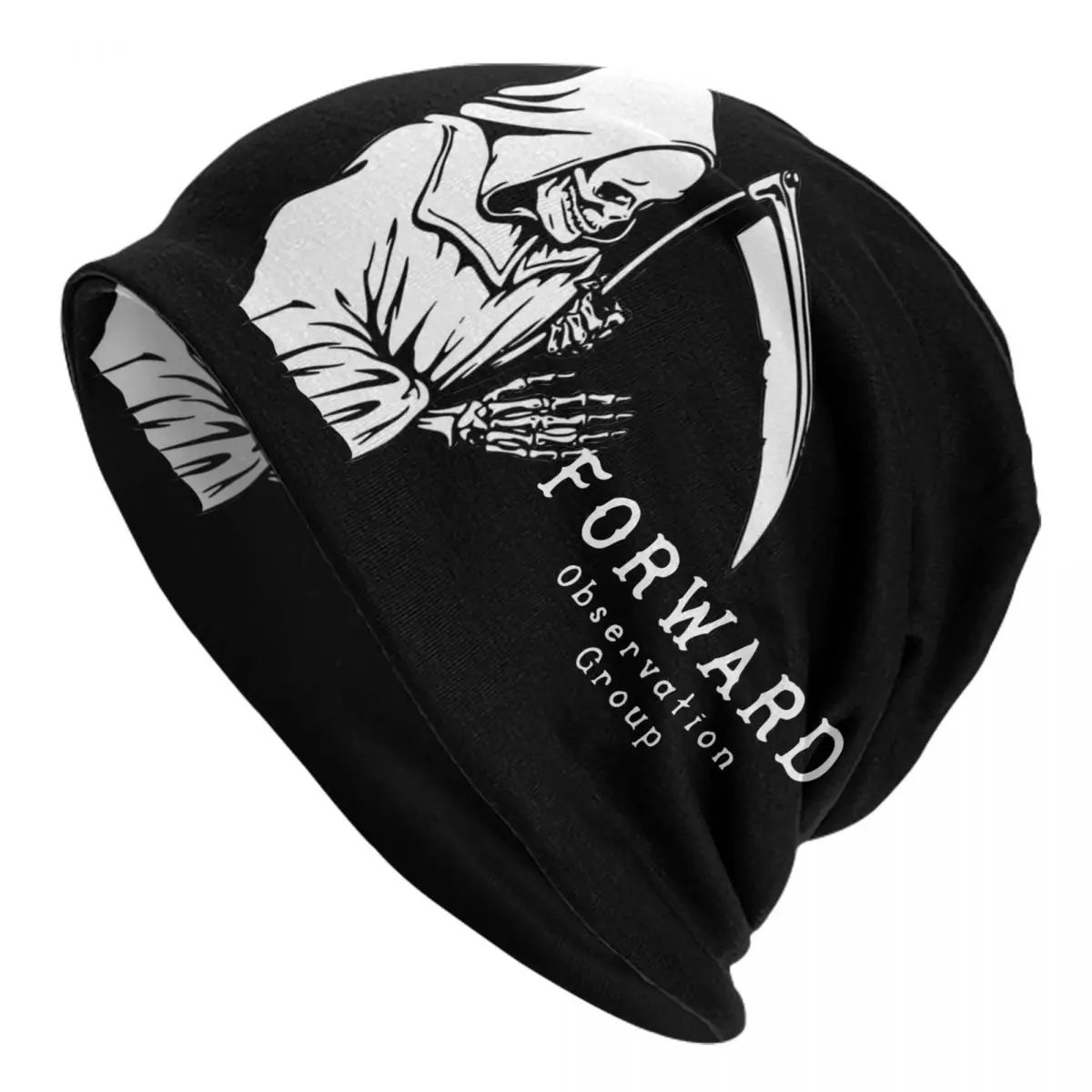 

Forward Observation Group Skullies Beanies Hats Goth Unisex Outdoor Cap Warm Head Wrap Bonnet Knitting Hats