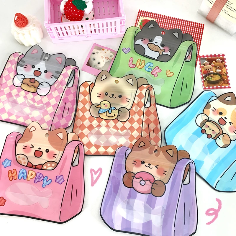 

Мешочки для закусок с мультяшным котом