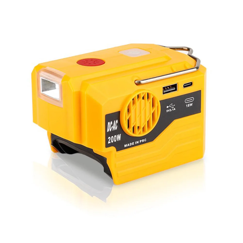 200 Вт инверторный генератор для Bosch 18 В адаптер батареи кемпинг рабочий фонарь 220