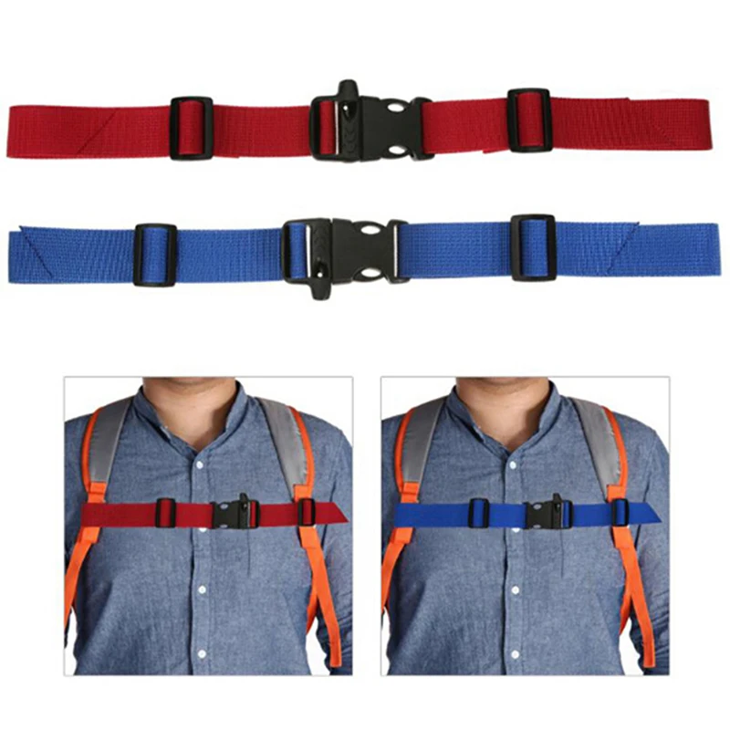 

2023 Kids Buckle clip strap adjustable chest harness bag backpack shoulder strap Easy Closure Quick Release