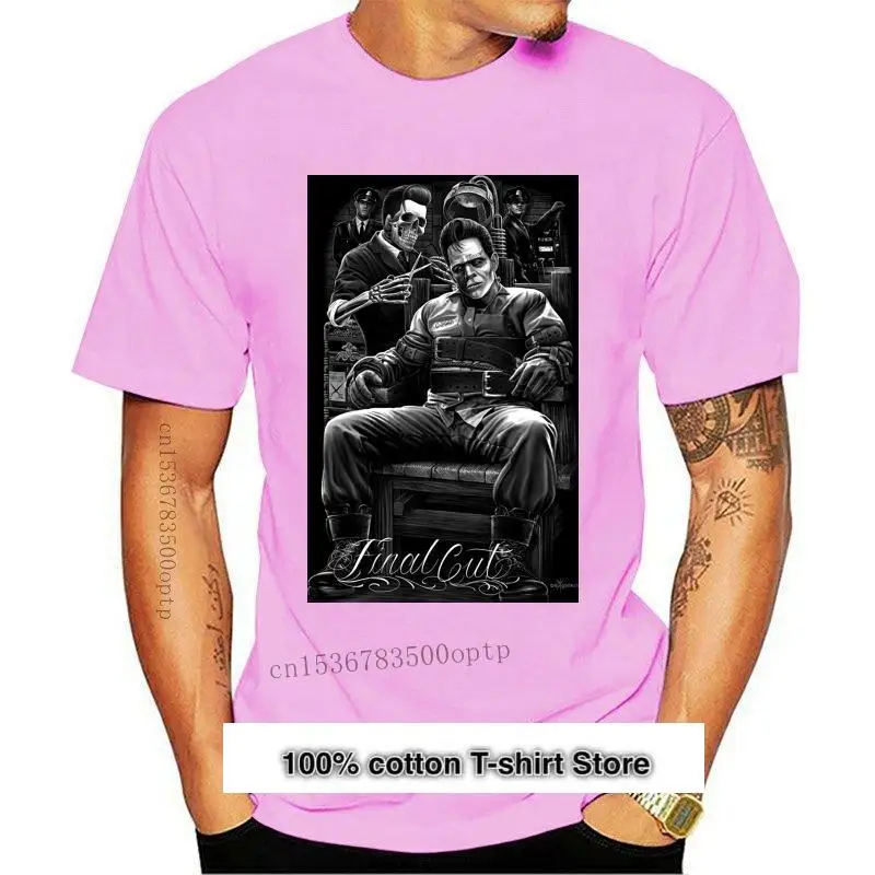

Camiseta de Arte de corte Final, para barbería, Death Row, DGA, David z