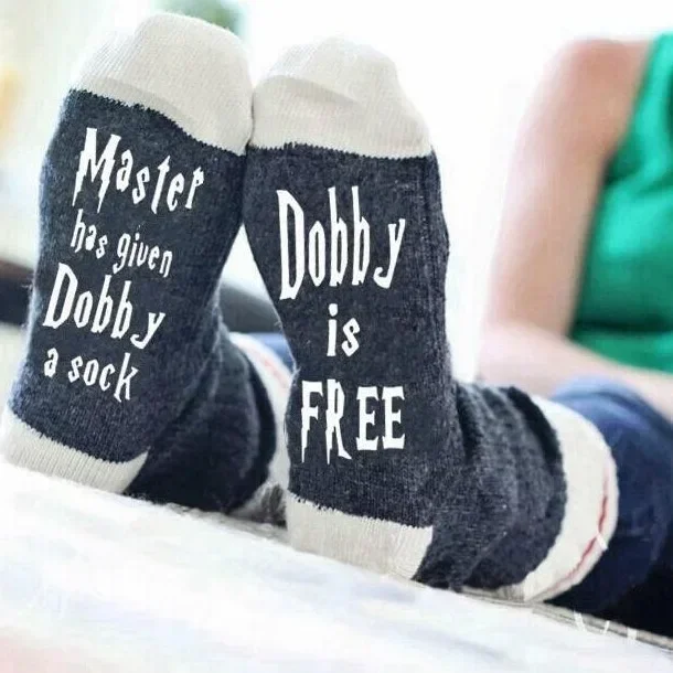 Dobby Is Free модные носки с английскими буквами мужские и женские хлопковые Harris