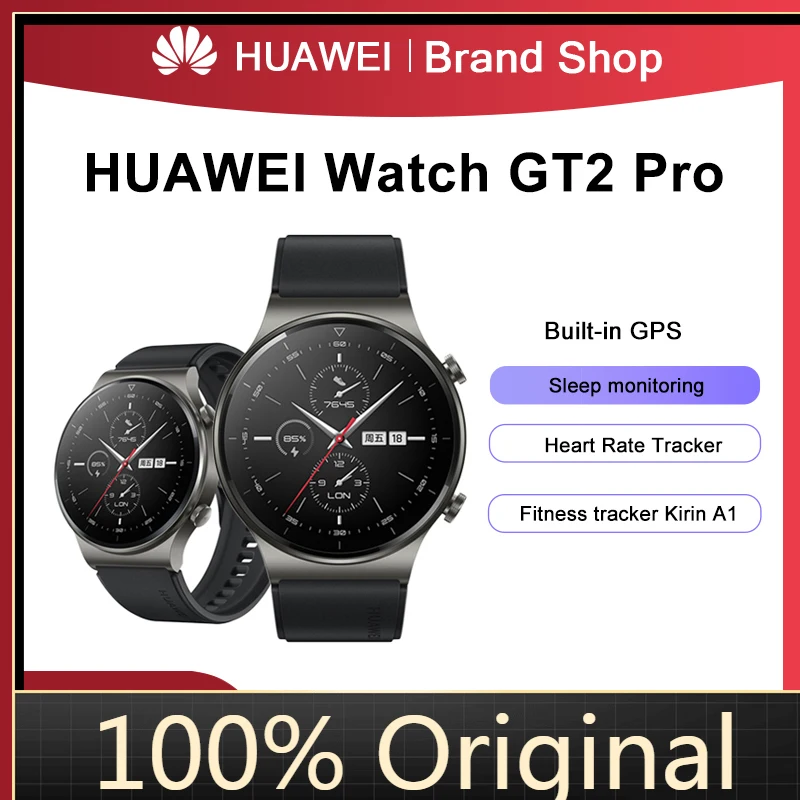 

Смарт-часы Huawei GT 2 Pro с пульсометром и GPS-трекером