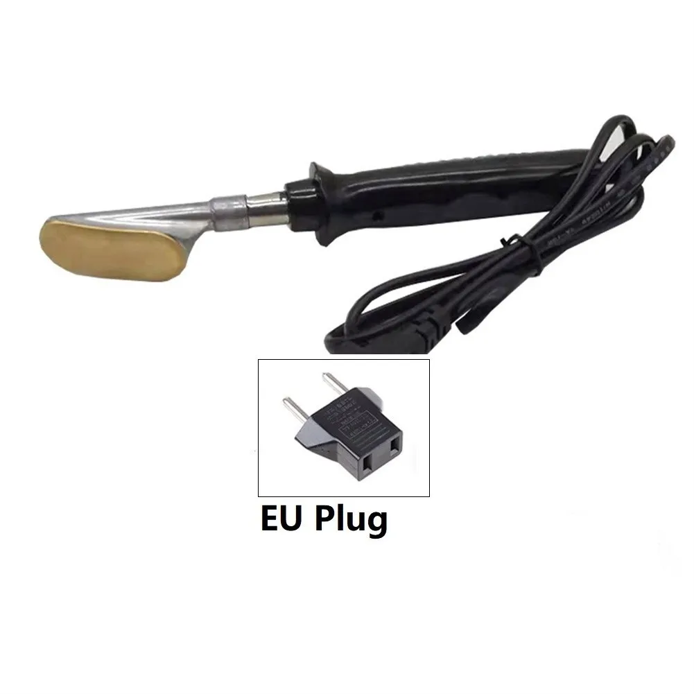 

EU/US/UK/AU 50W Electric Soldering Iron With Plastic Handle Flat Soldering Iron Tip For Car Bumper Repair Weldding Power Tools