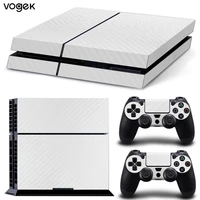 vogek ps4 gamepad sticker carbon fiber game controller protective cover for playstation 4 handle shell sticker ps4 accessories