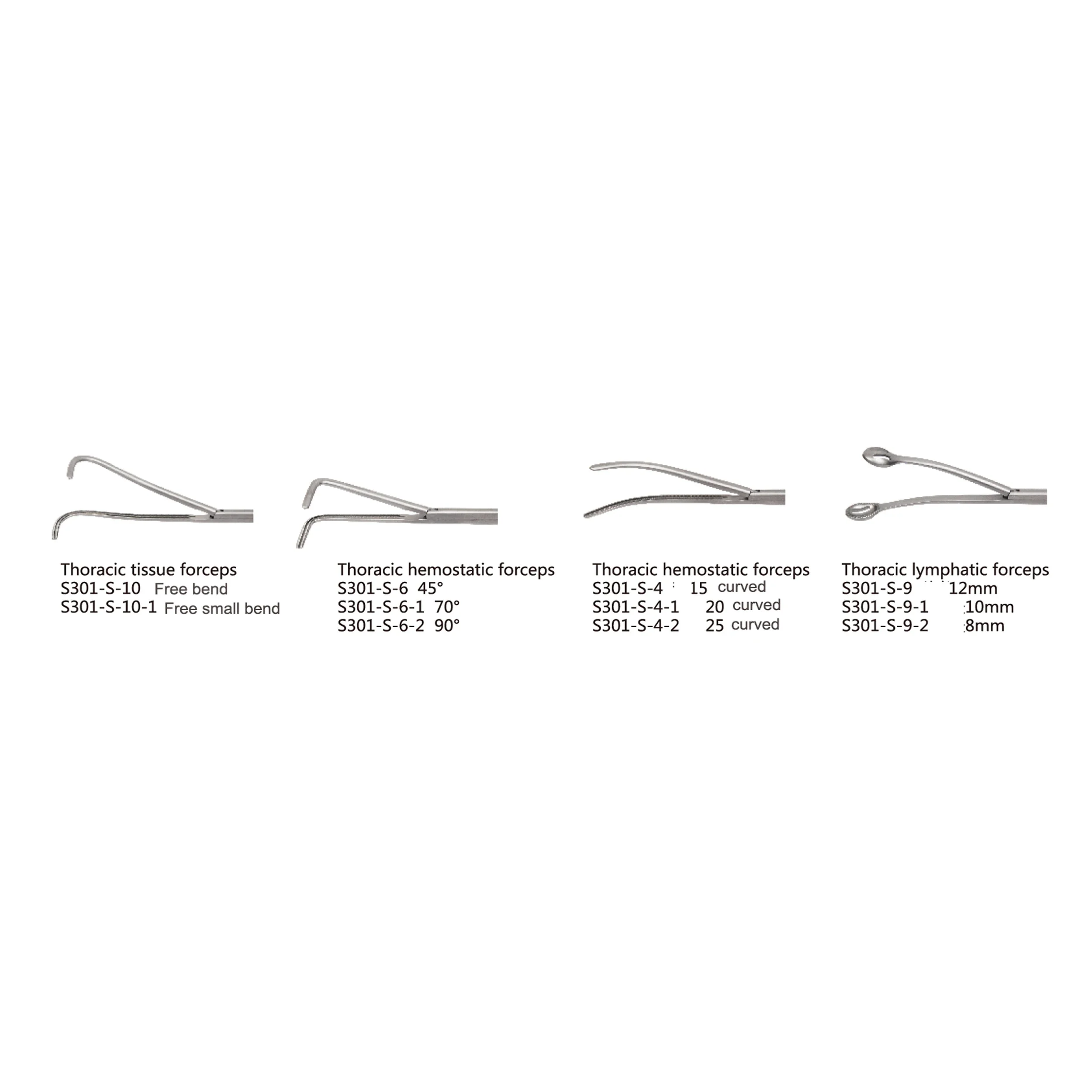 Ручные щипцы с двойным суставом для торакоскопии хирургические инструменты