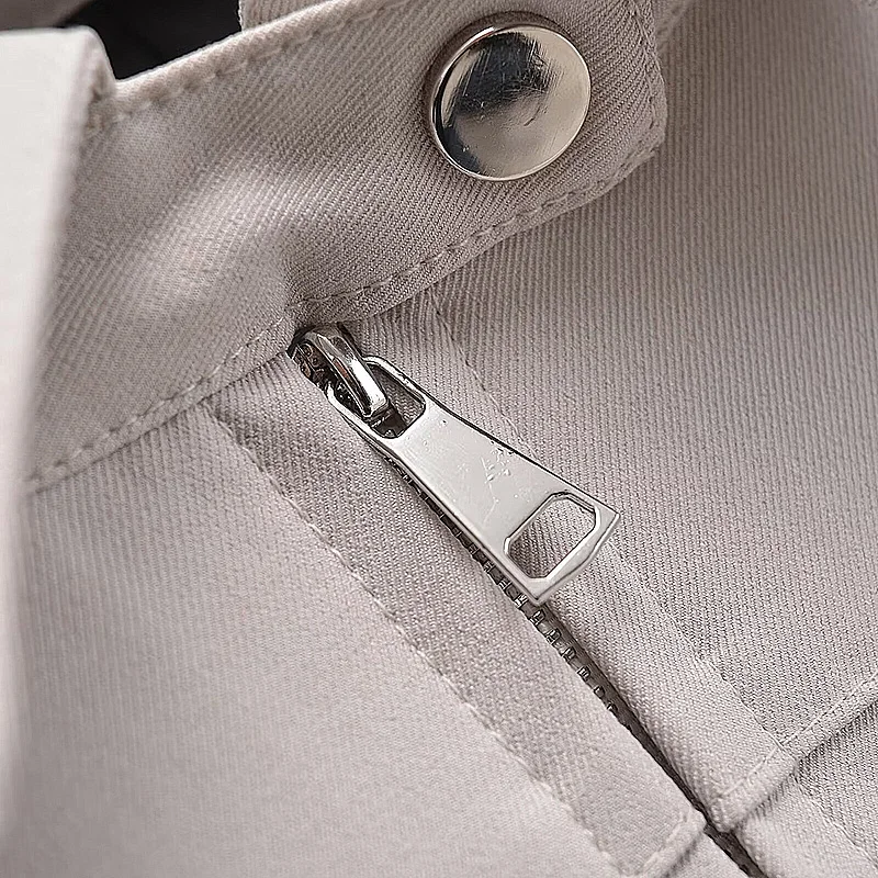 Женская Осенняя винтажная однобортная короткая куртка пальто модные весенние