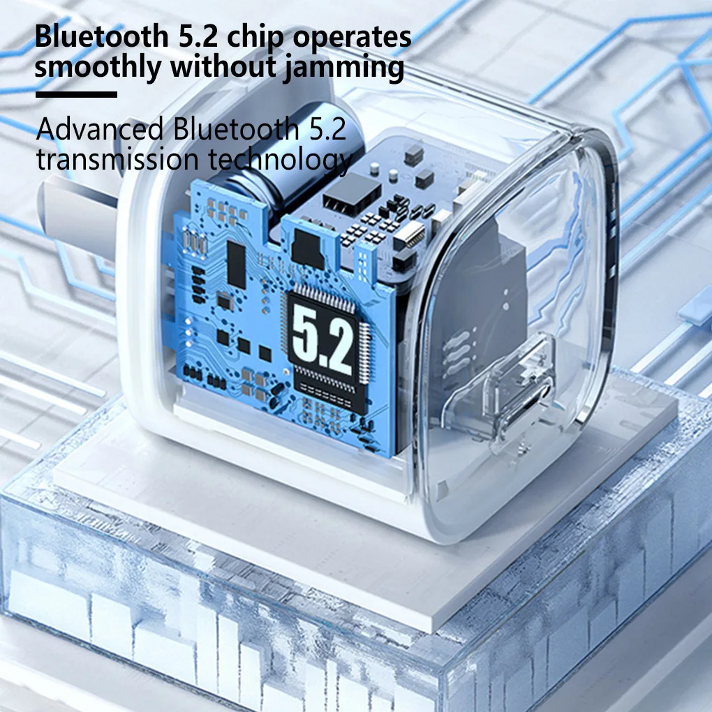 

Bluetooth-compatible 5 2 Earphones Portable Jogging Headphone Portable Wireless Earhoook Headset Low Latency Earbuds