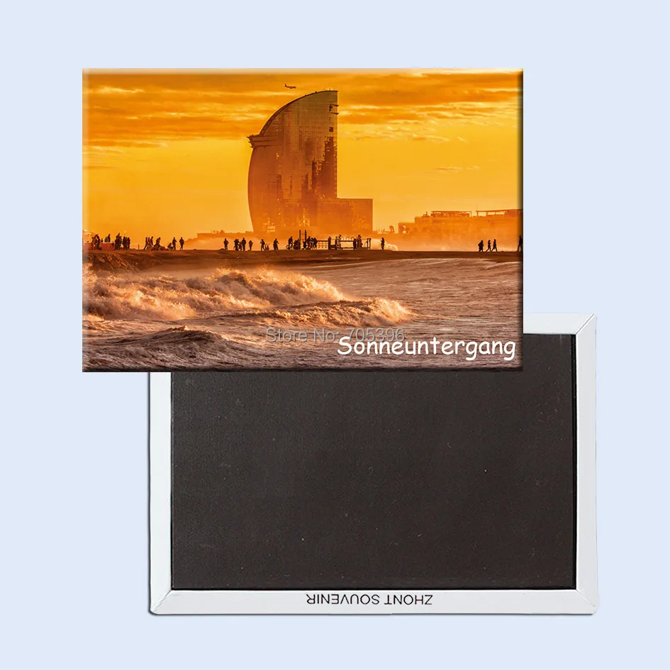 

78*54mm Sonnenuntergang Rigid Fridge Magnets 20831