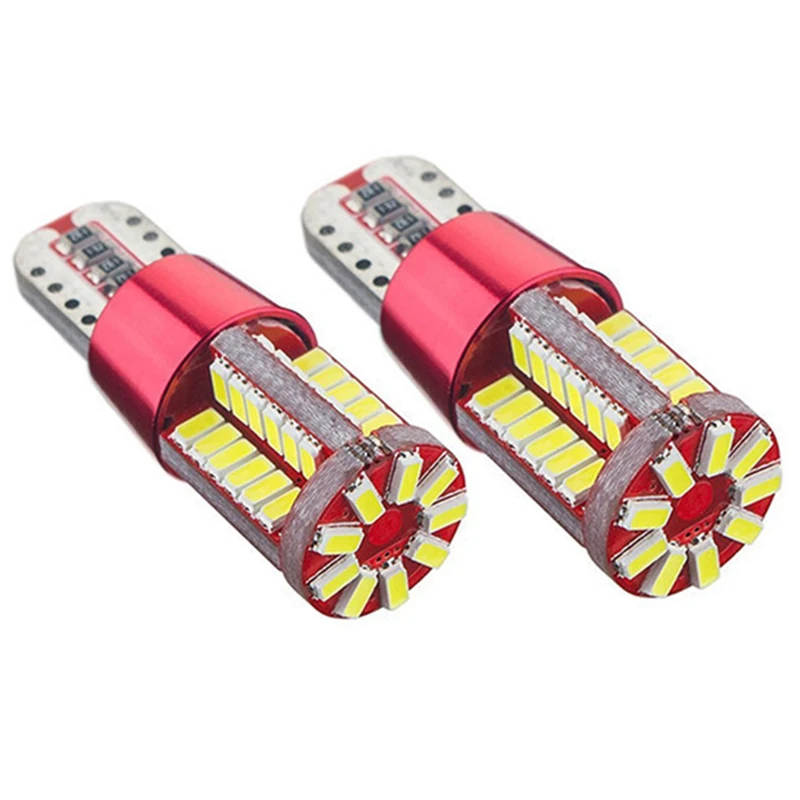 

2 шт. T10 168 192 W5W 57 SMD 3014 LED Canbus Kein Fehler Auto Marker Licht Parkplatz lamp 57smd Motor keil Birne Weiß