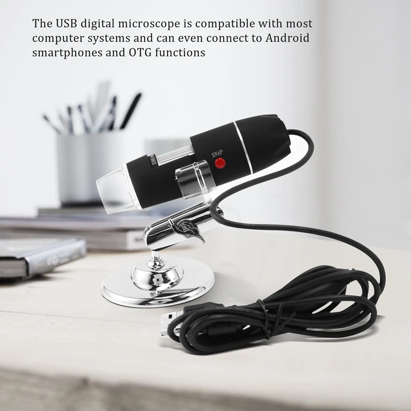 USB цифровой микроскоп 40X-1000X ручной камера для студентов инженеров биологические