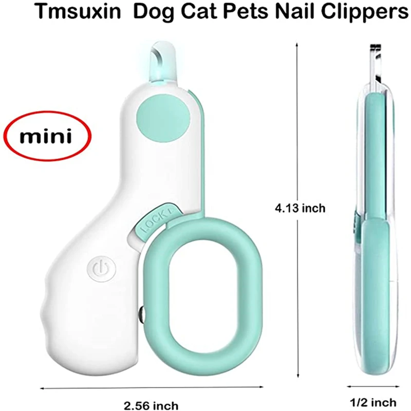 Pet Scissors Cat Dog Cutter Nail Clippers With LED Blood Line Professional Grooming Tool Trimmer Beauty Cleaning Supplies |