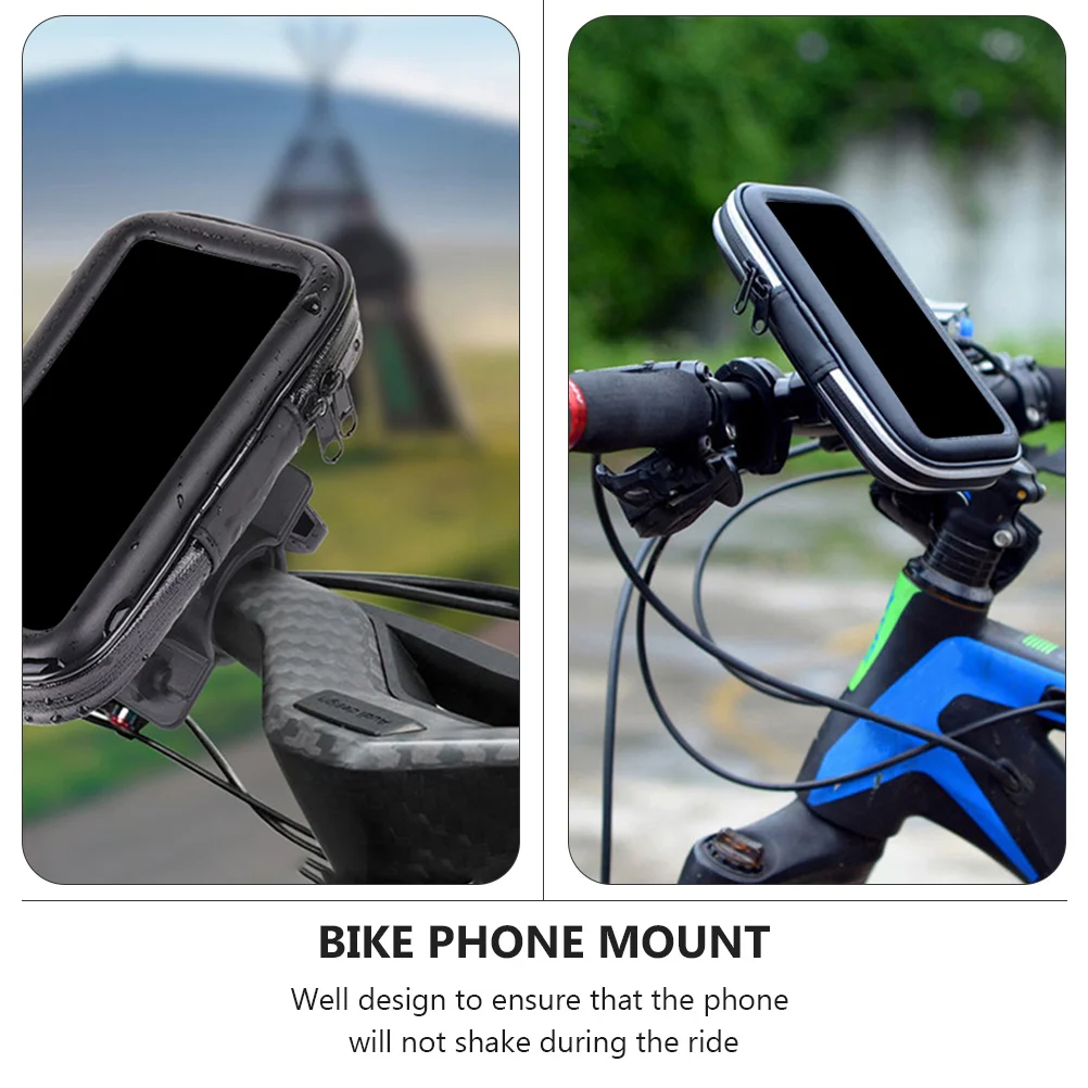 

Navigation Bracket Mobile Phone Waterproof Bag Tripod Pouch Bike Mount