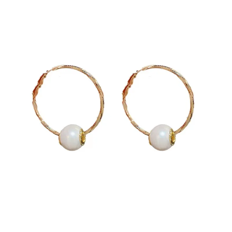 

Senior Feeling Cold Wind Contracted Pearl Ear Ring Light Luxury Niche Design Feeling Delicate And Sweet Temperament Of Fashion E