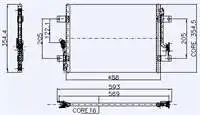 

010 ABC020 air conditioner radiator for PALIO 1.4//(1 SIRA)
