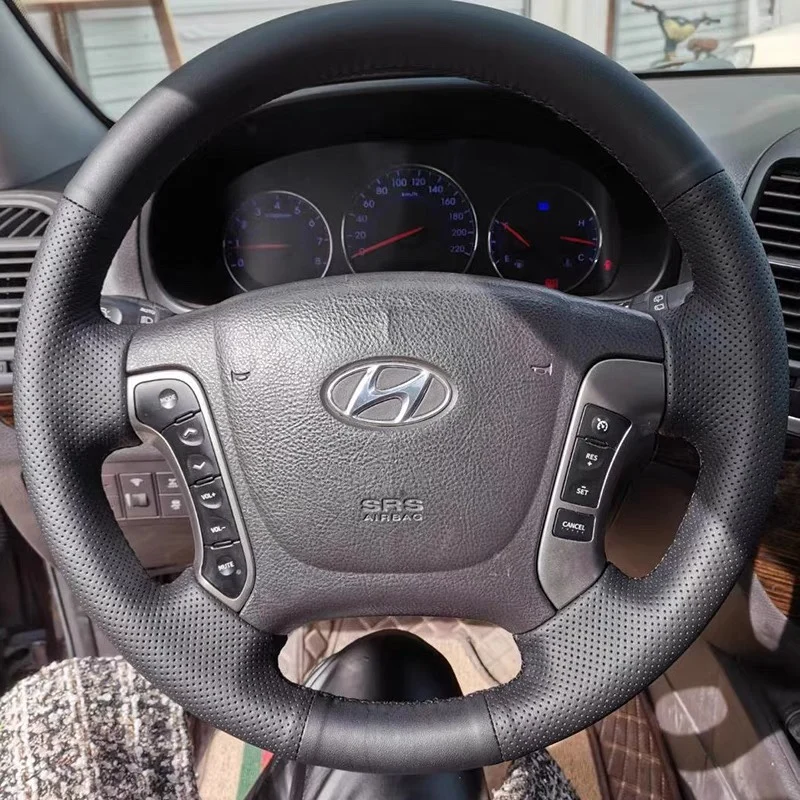 Для Hyundai Новый стиль Santa Fe искусственная кожа ручная работа 06-08-10-11-12 автомобильные