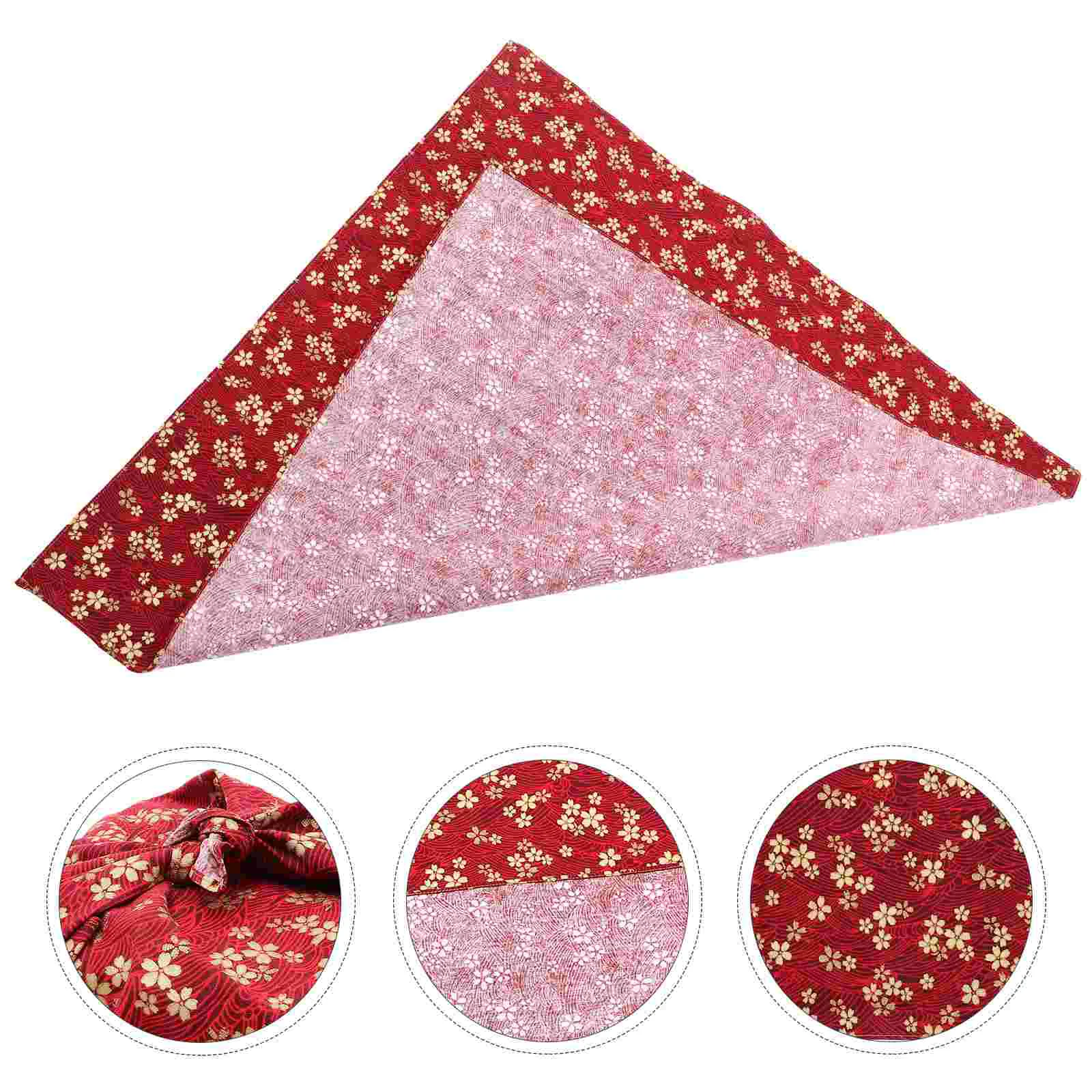 

Cloth Wrapping Box Gift Packing Japanese Bento Lunch Fabric Wrap Cotton Decorative Cover Bandana Craft Traditional Handkerchief