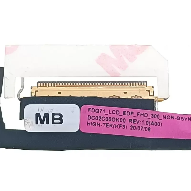 Сменный ЖК-кабель EDP LVDS для ноутбука Dell Alienware M17 R3 R4 FDQ71 300 Гц 0TPW5 K TPW5K DC02C00OK00