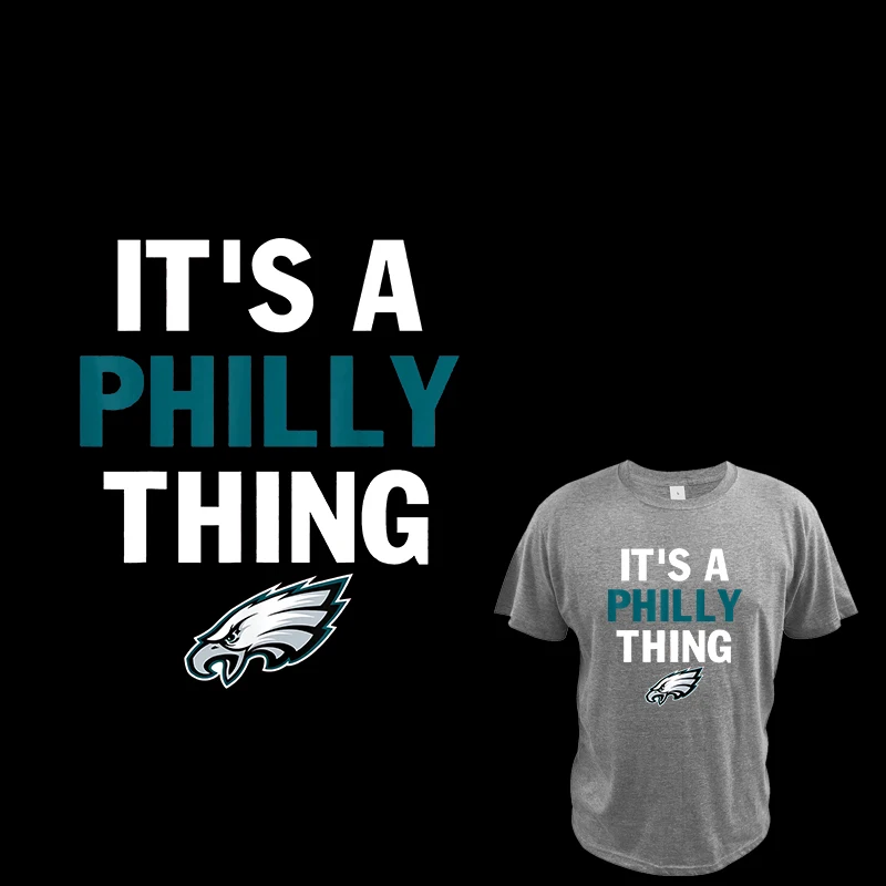 

It's A Philly Thing Thermo Adhesive Patches It's A Philadelphia Thing Fan Household Iron On Clorhing