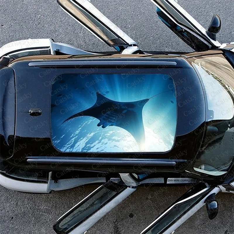 Manta Ray наклейка на крышу автомобиля Wrap аксессуары для гоночных кроссоверов