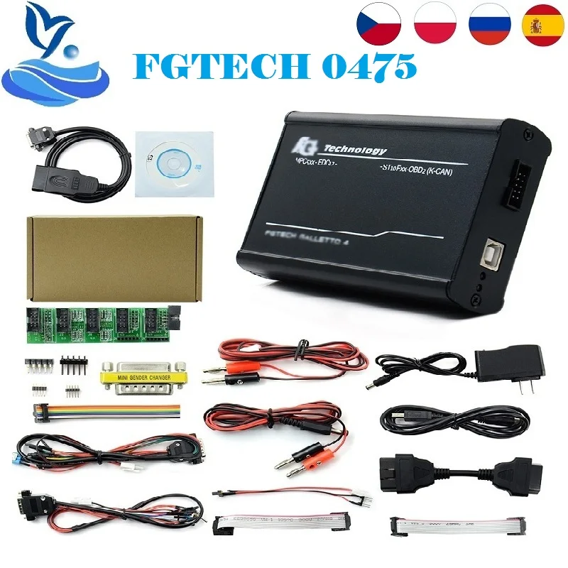 Fgtech Galletto 4 Master V54 0475 VD300 поддержка функция BDM без ограничений obd2 автомобильный Чип