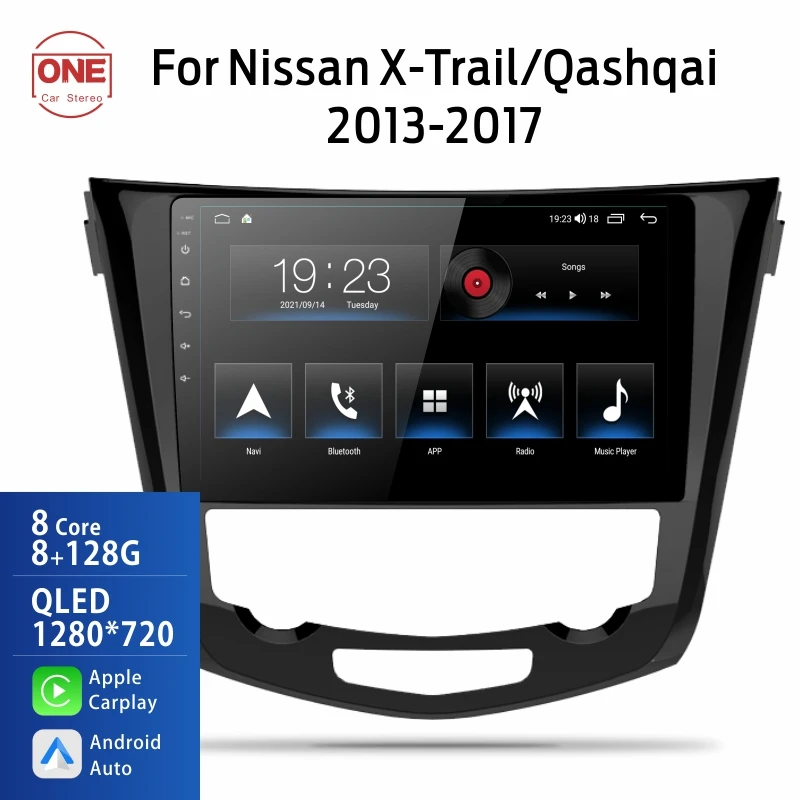 

OneCarStereo Android Carplay приемник для Nissan X-Trail xtrail X-Trail 3 T32 2013 - 2017 Qashqai 2 J11 автомобильное радио мультимедиа