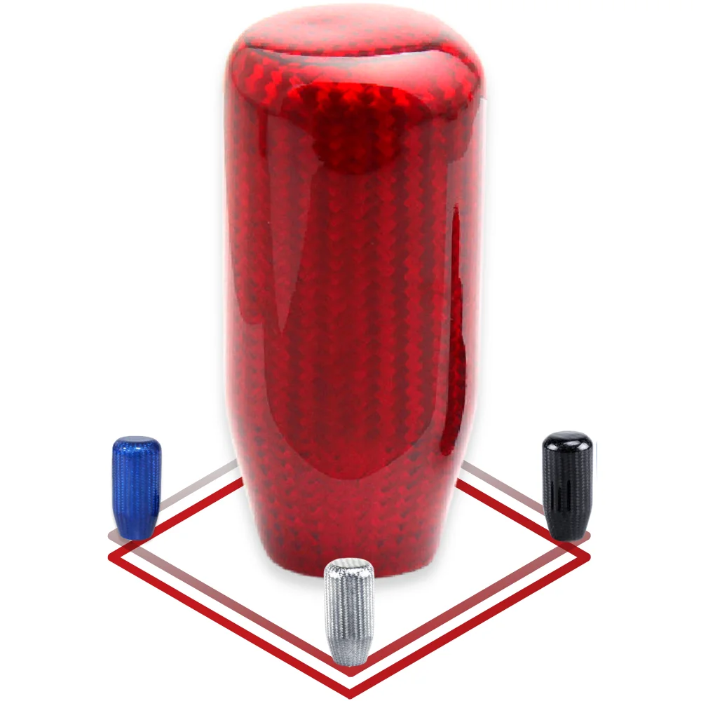 Рукоятка рычага переключения передач из углеродного волокна на MT универсальная шаровая рукоятка рычага переключения передач вкручиваемая...