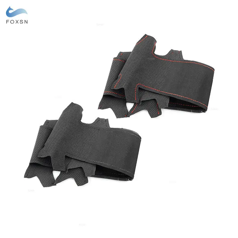 Автомобильный замшевый кожаный чехол на руль аксессуары для Audi A3 S3 8Y A4 S4 B9 A5 S5 8W6 Q2