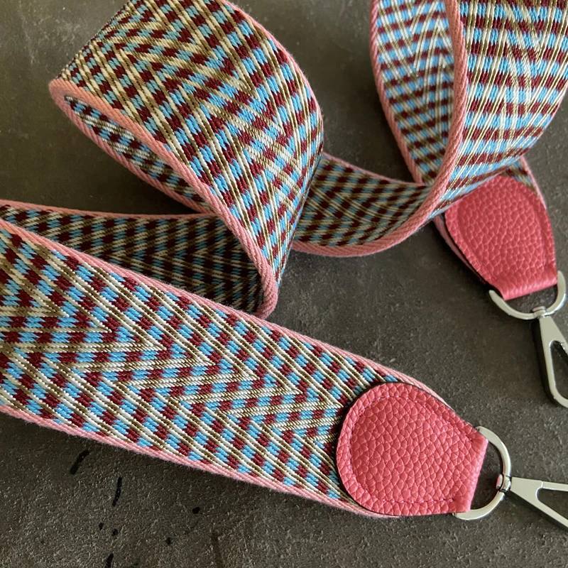 Custom Bag Strap The Latest Fashion Evelyn Bag Wide Canvas Strap Webbing Original Leather Bag Strap