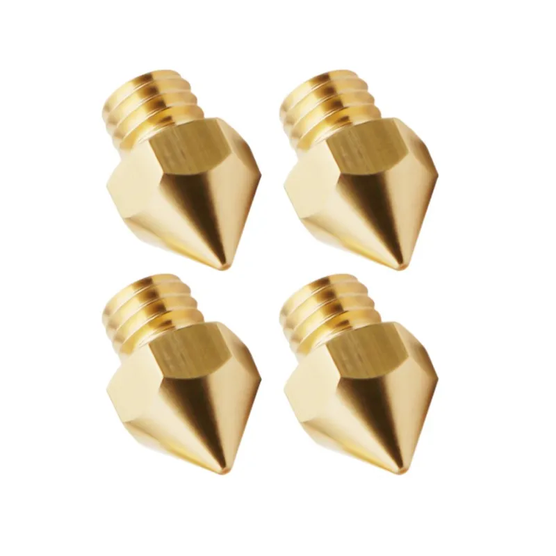 

40pcs/lot 3D Printer Accessories for Makerbot Mk8 Nozzle Extrusion Nozzle E3D Brass Nozzle 1.75