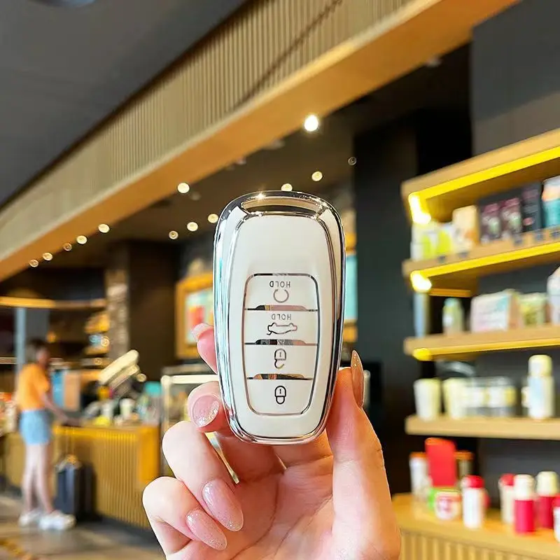 

Car Key Case Cover for Red Flag h5 Car Key Set h9 Pack e-hs9 Buckle h7 shell e-qm5 Men e-hs3 Women hs5 Modified hs7