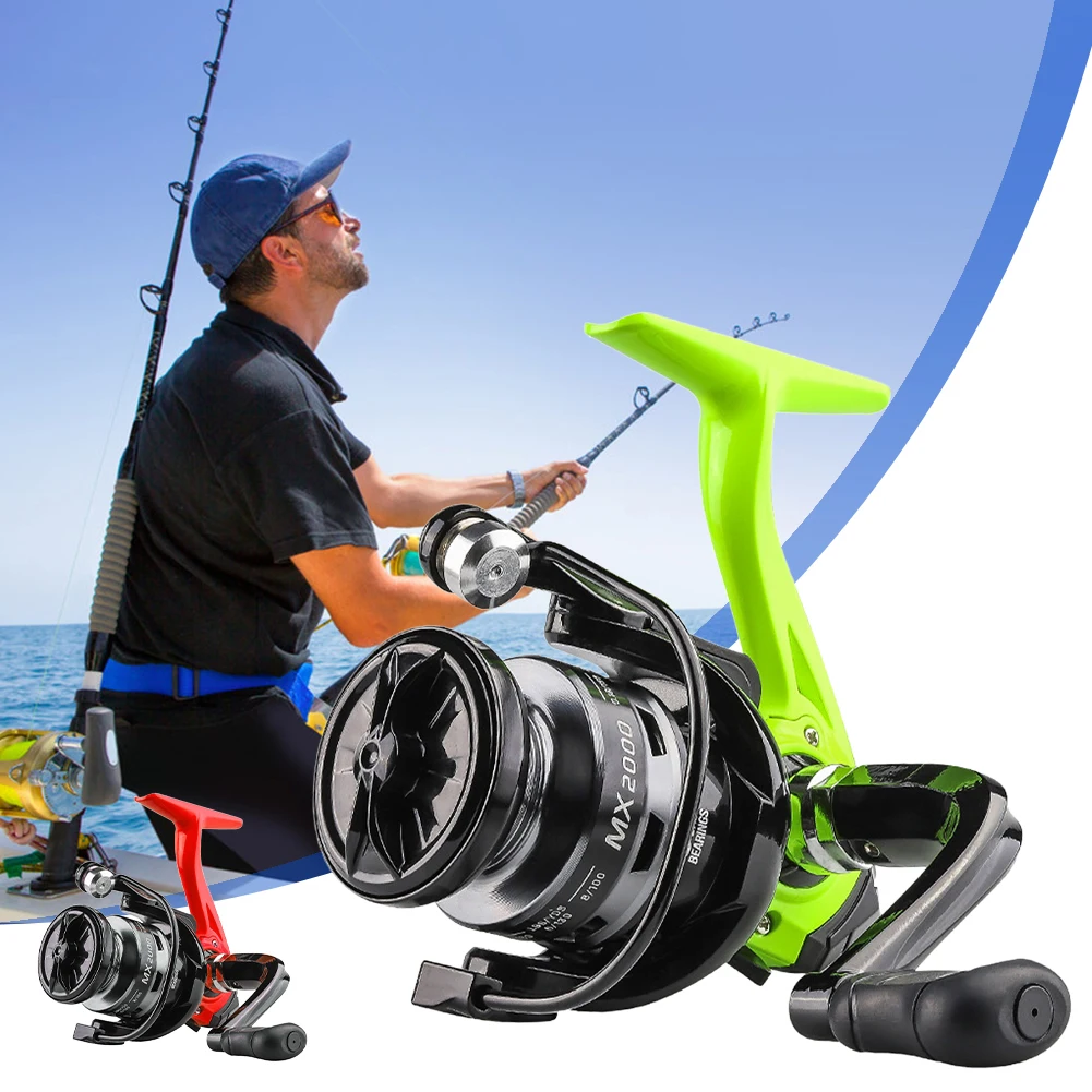 

MX2000-7000 Series Lightweight Fishing Spinning Reel 6KG Max Drag 5.2:1 Ratio Bass Freshwater Saltwater Fishing Reel Accessories