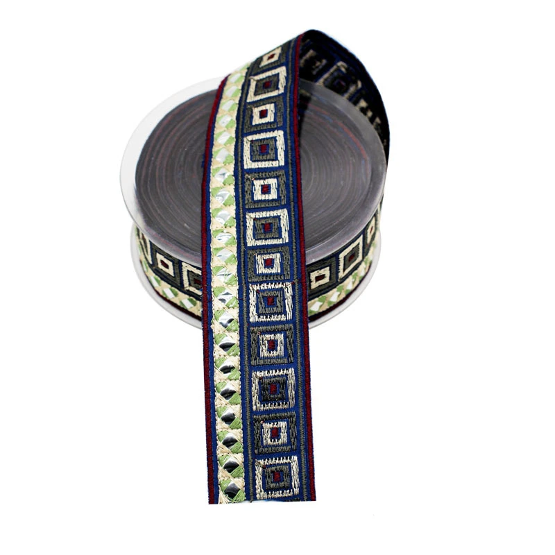 4 5 см в ширину клетчатая блестящая вышивка кружевная ткань сделай сам одежда