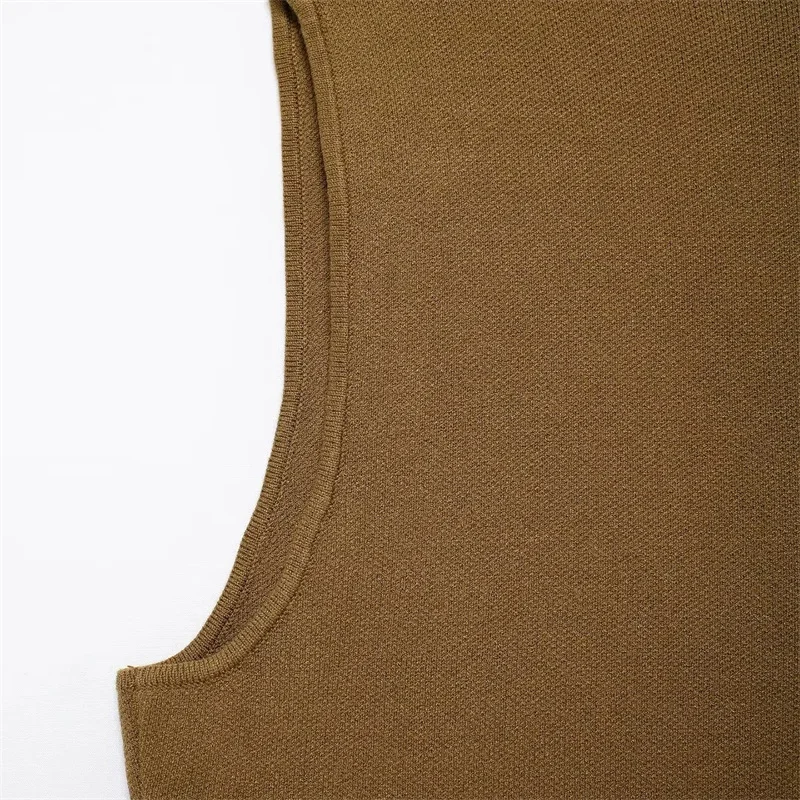 Женский винтажный вязаный кардиган Tri-Wale с одним рукавом и глубоким V-образным