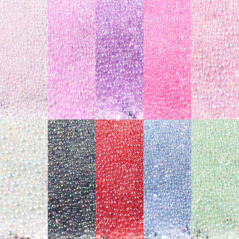 

Прозрачные стеклянные круглые бусины, 0,6-мм, 10 г