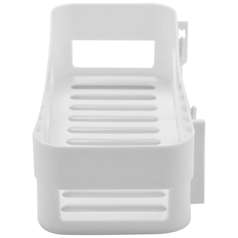 

3X Bathroom Wall Rack, 10 Lb Super Heavy Duty Bathroom Kitchen Waterproof And Oilproof Plastic Wall Basket(White)