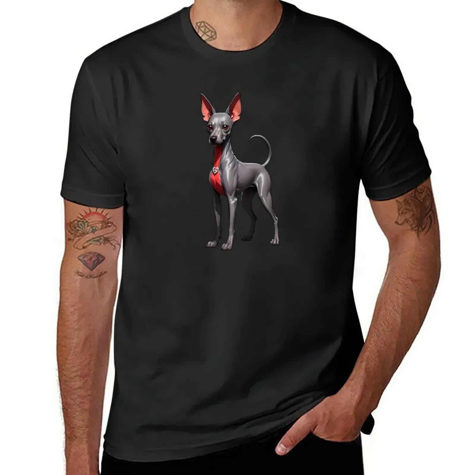 xoloitzquintle / xolo T-Shirt man t shirt fashion shirts football oversized graphic tee mens designer clothes