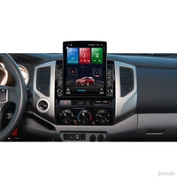 9 7 octa core tesla style vertical screen android 10 car gps stereo player for toyota tacoma 2005 2013