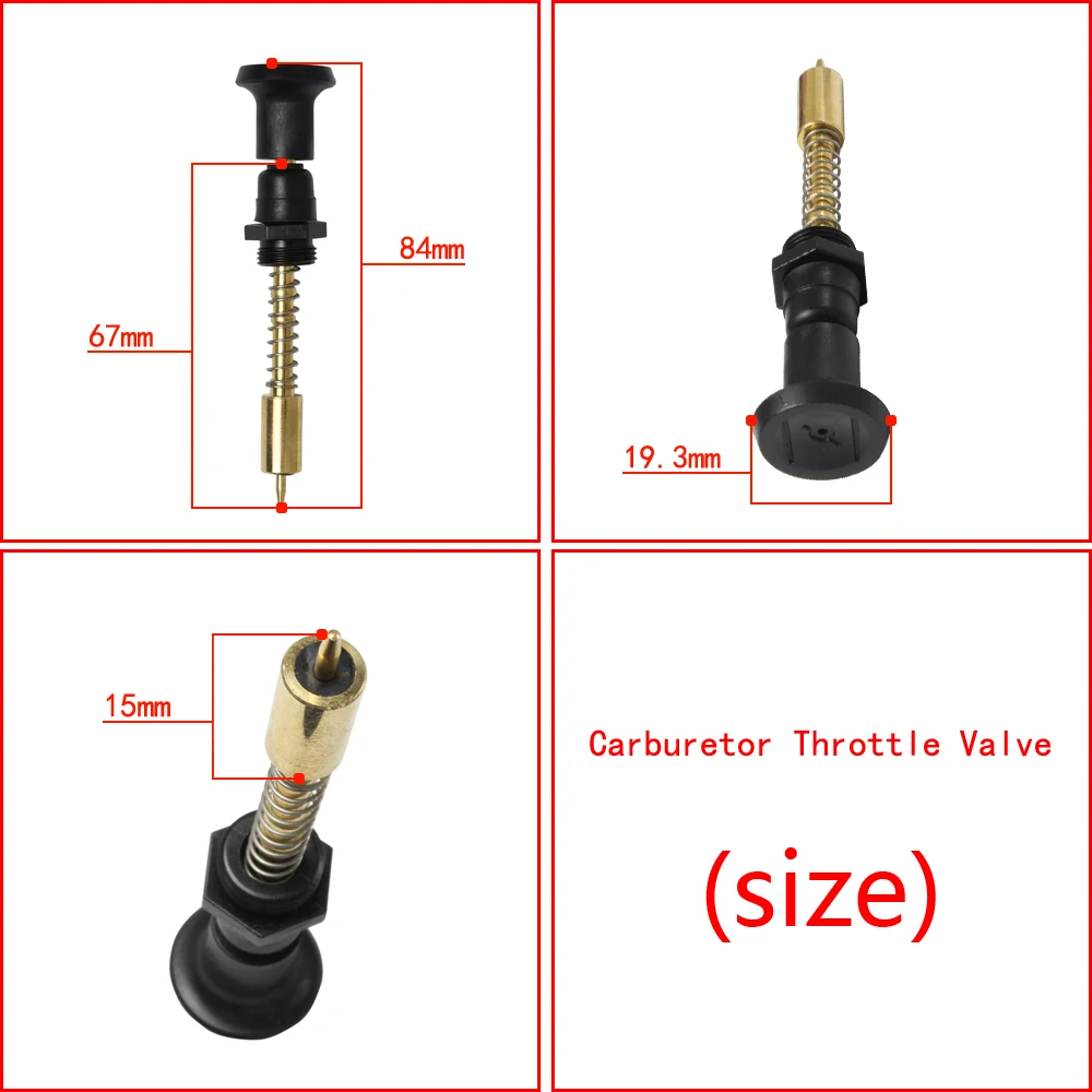 

Карбюратор Mikuni, дроссельный клапан в сборе, плунжер дроссельной заслонки карбюратора для Suzuki DR125 DR200 DRZ250 DRZ-400E SP200 SC SL