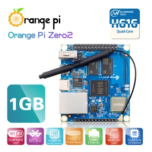 Orange Pi Zero 2 1 ГБ ОЗУ с чипом Allwinner H616, поддержка BT, Wi-Fi, запуск ОС Android 10,Ubuntu,Debian OS, одноплатная плата