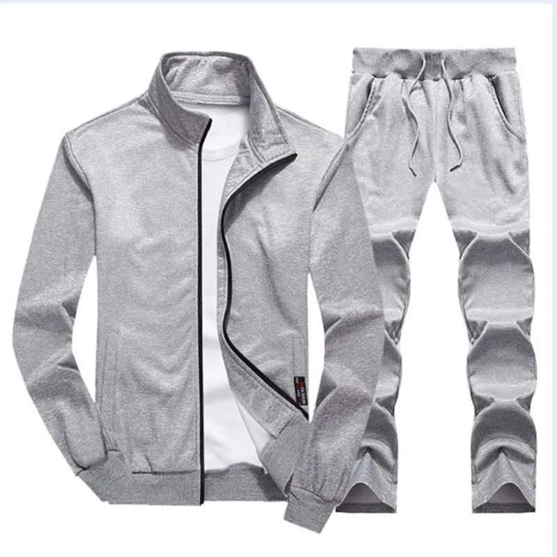 Spring and Autumn 2023 New Men's Sets Sportswear Casual Tracksuits Men Jacket + Sweatpants Two Piece Sets Male Outfits Outwear