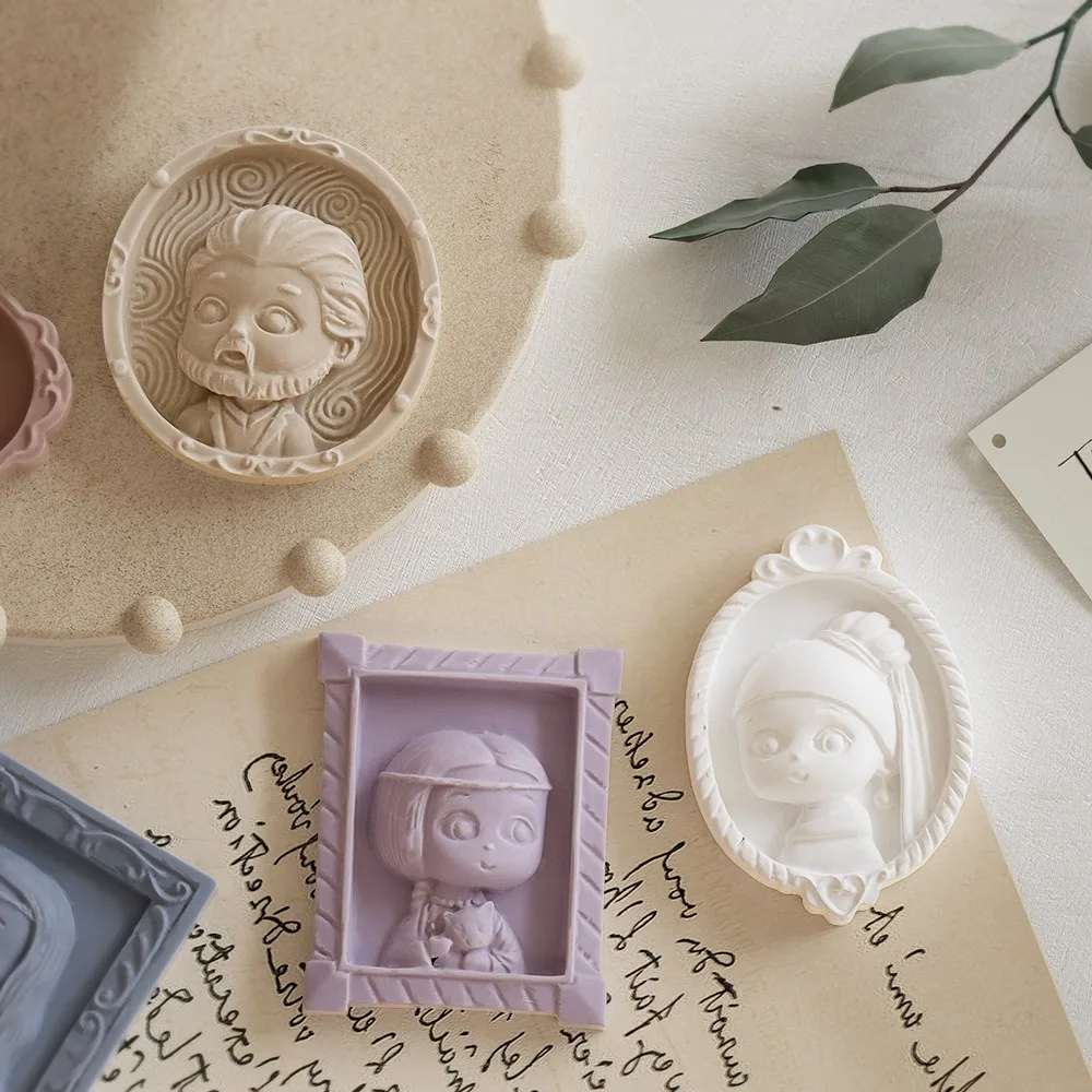 Рельефная полумерная силиконовая форма сделай сам для холодильника