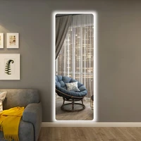 large full body wall mirror bedroom lights design light makeup mirror modern style rectangle nordic deco chambre room decor